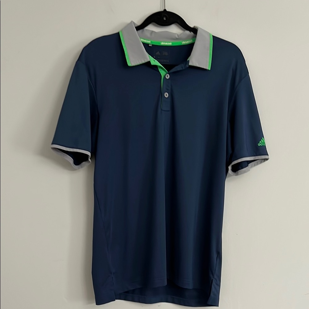 Adidas Climacool Men's Blue Polo Shirt.